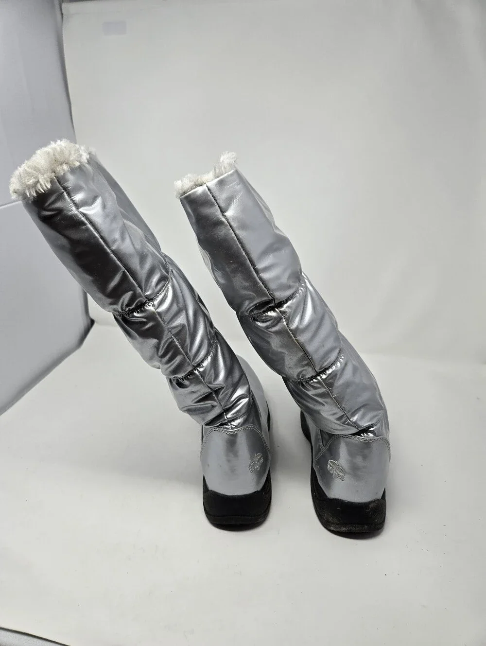 totes metalic silver